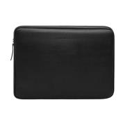 Klassisk Læder Laptop Sleeve