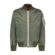 Nylon Bomber Jakke