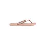 Slim Pink Flip Flops Kvinder Elegant