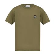 T-shirt med logo patch