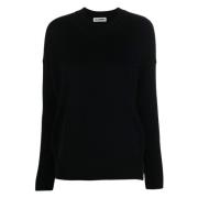 Sort Cashmere Strik Jumper