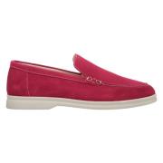 Kvinders Pink Ruskind Loafers ER00112915