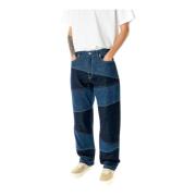 Patchwork Botan Løse Jeans