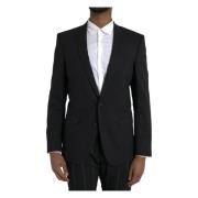 Sort Slim Fit MARTINI Blazer Frakke