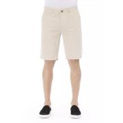 Moderne Beige Bomuld Shorts