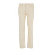 Slim Fit Beige Jeans Dark Blue