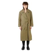 Gabardine Oversized Trench Coat