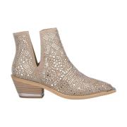 Glitter Bootie med spids tå