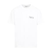 Stamp T-Shirt Hvid Sort