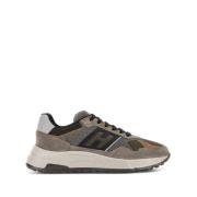 Suede Sneakers med Logopatch