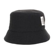 Sort Uld Beret Hat