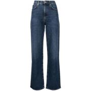 Indigo Blue Straight-Leg Jeans