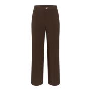 Elegant Frankasz Pants Chokoladebrun