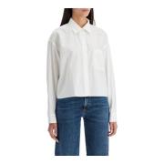 Sophias Boxy Cotton Poplin Skjorte