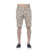 Elegant Beige Bermuda Shorts til Mænd