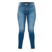 Højtaljede Skinny Jeans Blå