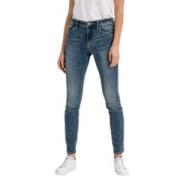 Blå Denim Skinny Fit Bukser