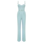 Hjerteudskæring Ærmeløs Jumpsuit