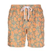 Polyester Badeshorts med sidelommer