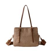 Mellem Shopping Taske Beige/Brunt