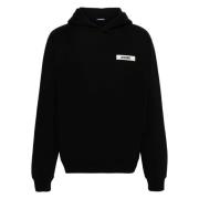 Luksus Bomuld Hoodie med Logo Patch