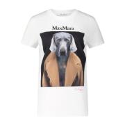 Hunde Print T-Shirt