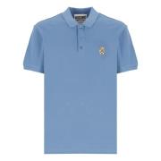 Blå Polo Shirt med Teddy Bear Logo