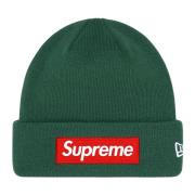 Begrænset udgave Box Logo Beanie Mørk Gran