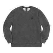 Begrænset udgave Pigmenttrykt Crewneck Sort