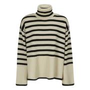 Signatur Stribet Turtleneck Sweater