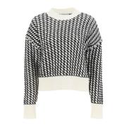 Hvid Uld Sweater SS23