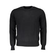 Luksus Sort Crew Neck Sweater