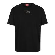 Metallic Oval Logo T-Shirt