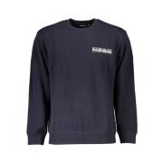 Blå Vintage Fleece Sweatshirt