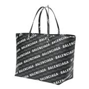 Pre-owned Coated canvas balenciaga-tasker