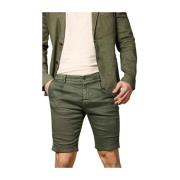 Herre Chino Bermuda Shorts Gulerodspasform