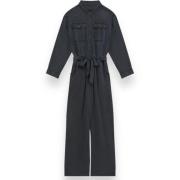 Chambray Jumpsuit med klassisk krave