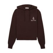 Cashmere Hoodie i Chokoladebrun