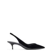 Elegant Slingback Pump med V-Cut Vamp