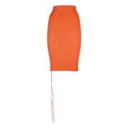 Orange Slim Fit Nederdel