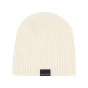 Ribbet Uld Beanie - Neutral