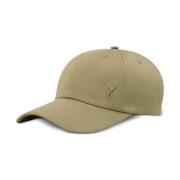 Khaki Metal Logo Cap