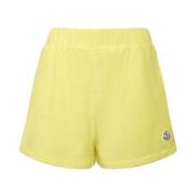 Terry Shorts Logo Patch Gul