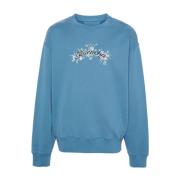 Blomsterprint Crew Neck Sweater