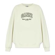 Sweatshirt med logo