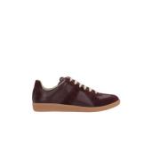 Bordeaux Low-Top Sneakers Læder Ruskind