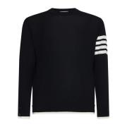 Sort 4-Bar Crew Neck Sweater