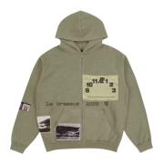 Begrænset udgave Zip Up Hoodie Khaki Brown