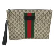 Pre-owned Canvas gucci-tasker