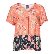 Blomstret Sommerbluse Moude Sia